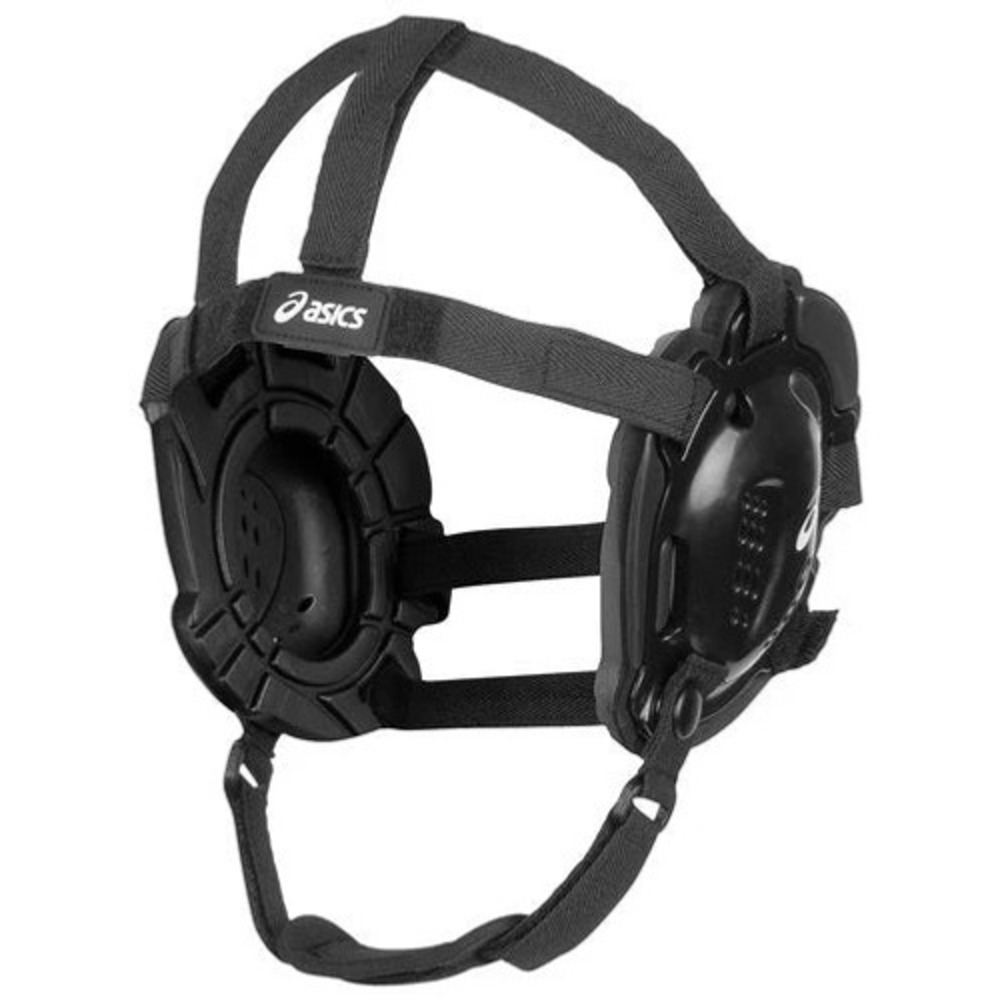 ASICS Unisex Wrestling Ear Guard, One Size, Black